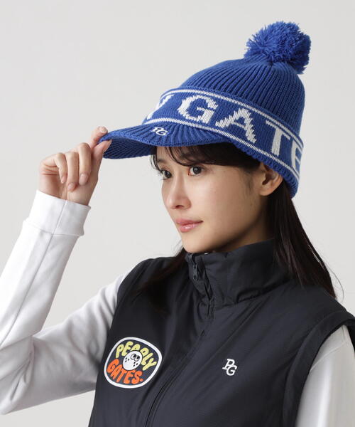 PEARLY GATES（パーリーゲイツ） ニット帽 ニットキャップ 「PEARLY