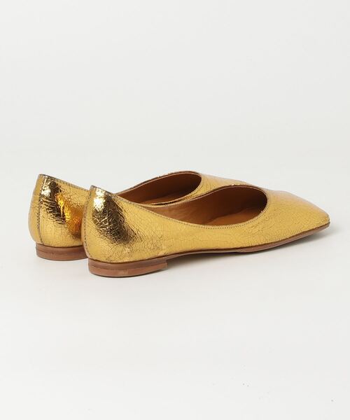 PIPPICHIC（ピッピシック） フラットパンプス 35.5 ゴールド