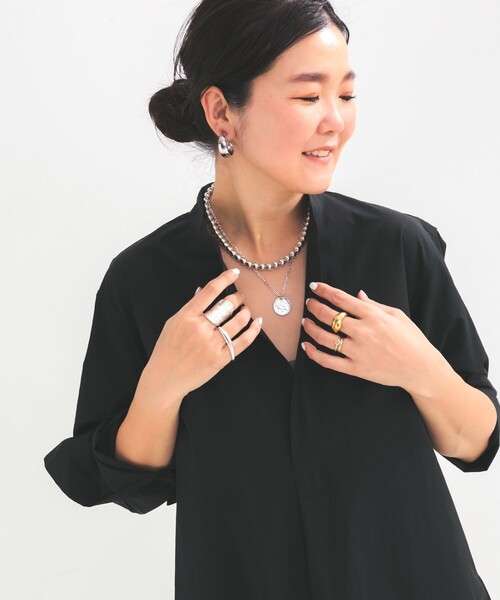 ネックレス シルバー ボール ネックレス レディースの画像