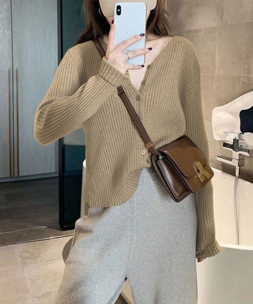 「Amulet」 ニットカーディガン FREE ホワイト レディース_画像7