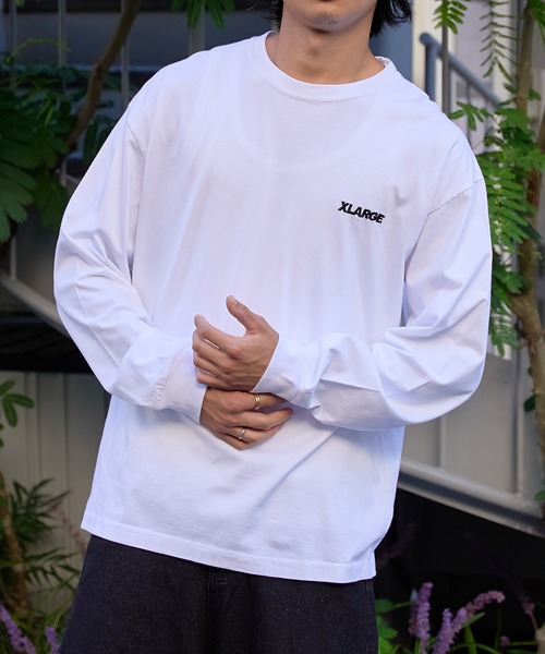 XLARGE（エクストラ ラージ） 長袖Tシャツ S ホワイト メンズ