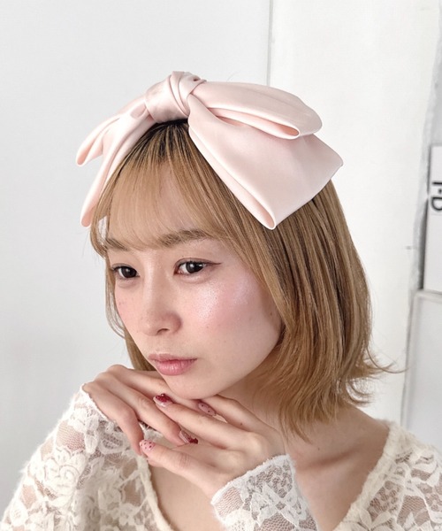 Loueme カチューシャ サテンリボンカチューシャ : ZOZOTOWN Yahoo!店