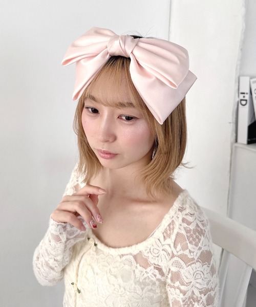 Loueme カチューシャ サテンリボンカチューシャ : ZOZOTOWN Yahoo!店