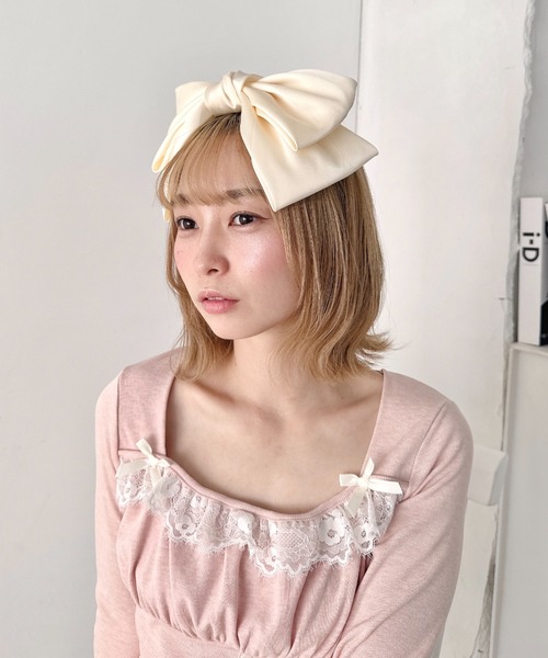 Loueme カチューシャ サテンリボンカチューシャ : ZOZOTOWN Yahoo!店