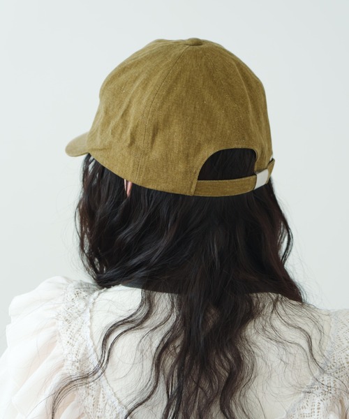 「eLur」 キャップ FREE ワインレッド レディース_画像9