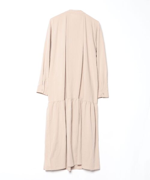 「La-gemme」 長袖ワンピース フリー ベージュ レディース_画像2