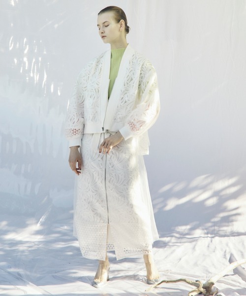 「AULA AILA」 ブルゾン 0 ライム レディース_画像4