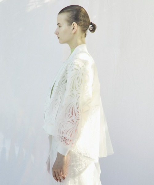 「AULA AILA」 ブルゾン 0 ライム レディース_画像5