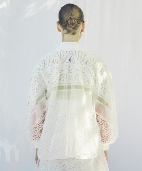 「AULA AILA」 ブルゾン 0 ライム レディース_画像6