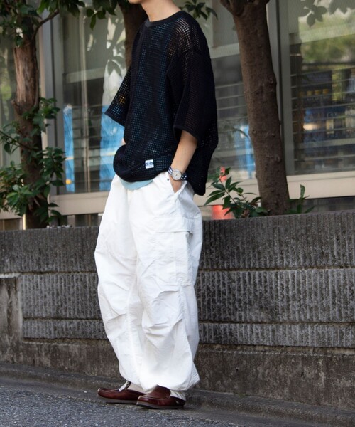 「ARMY TWILL」 半袖Tシャツ L ライトカーキ メンズ_画像4