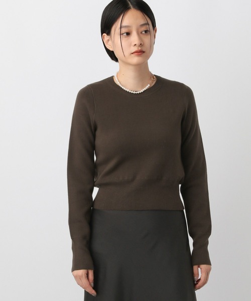 「A part by」 長袖ニット FREE ブラウン レディース_画像9