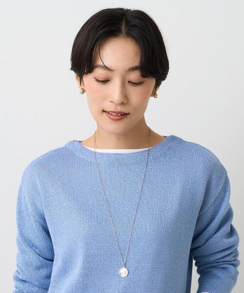 ネックレス 「ステンレス」レイヤードコインネックレス レディースの画像