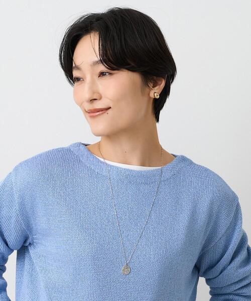 ネックレス 「ステンレス」レイヤードコインネックレス レディースの画像