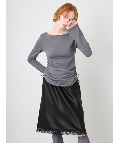 SORIN（ソリン） tシャツ Side Ribbon Long Tshirt/サイドリボン