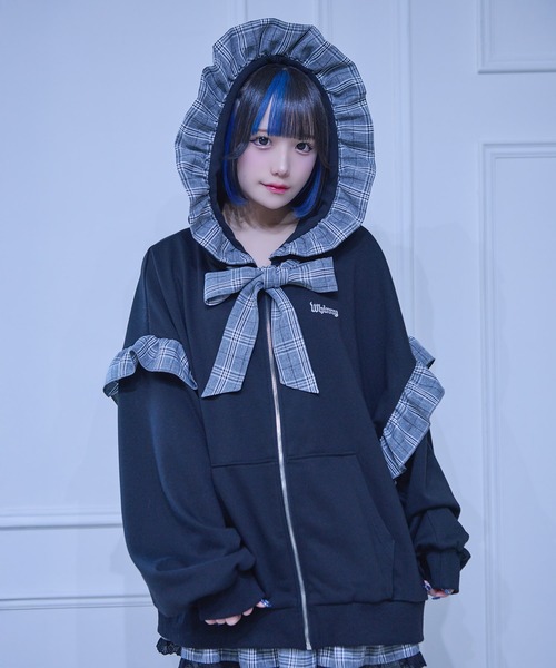 Whinny パーカー Whinny/ベイビーりぼんっちパーカー レディース