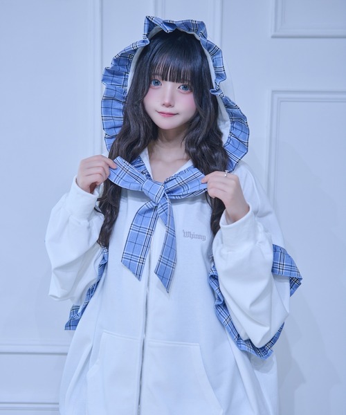 Whinny パーカー Whinny/ベイビーりぼんっちパーカー レディース