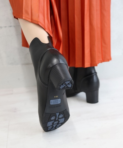 「MODE KAORI」 ショートブーツ 23.5cm ダークグレー レディース_画像5