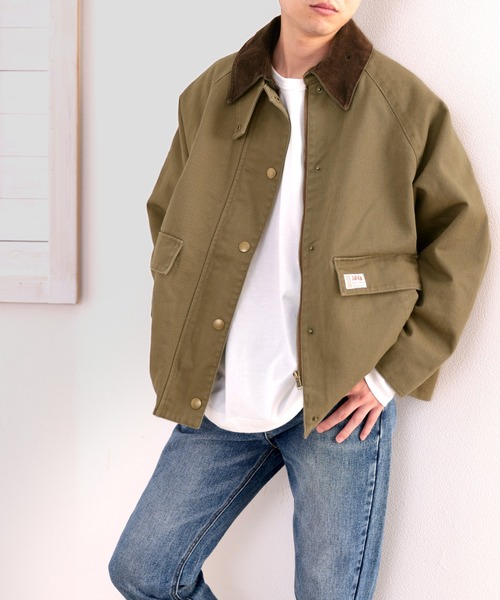 「Java」 ブルゾン X-LARGE オリーブ メンズ_画像2