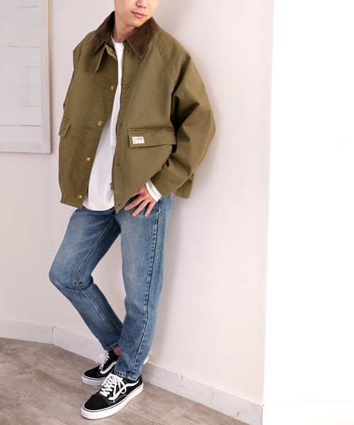 「Java」 ブルゾン X-LARGE オリーブ メンズ_画像3