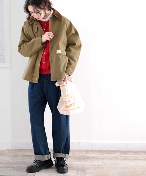 「Java」 ブルゾン X-LARGE オリーブ メンズ_画像4