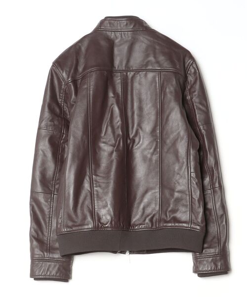 「AKM Contemporary」 レザージャケット X-LARGE ブラウン メンズ_画像2