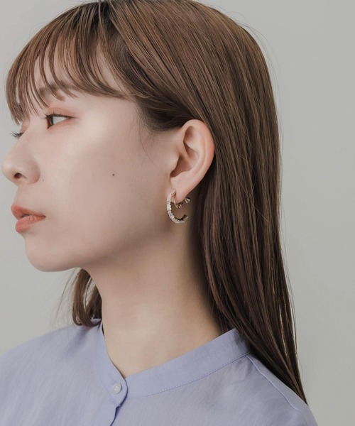 「SMELLY」 イヤリング(両耳用) - ゴールド系その他 レディース_画像4