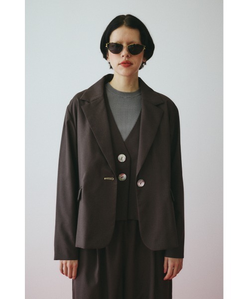 HeRIN.CYE コート アウター Sheer loose jacket シアールーズ