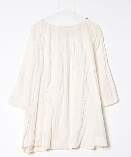 「navasana」 7分袖ワンピース FREE ホワイト レディース_画像2