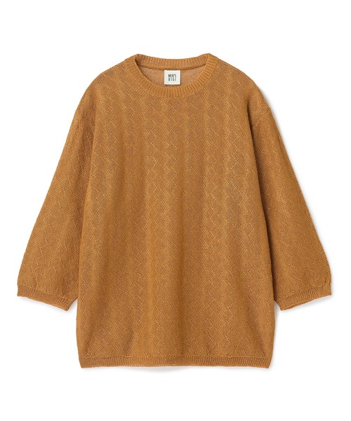 MEN'S BIGI（メンズビギ） セーター ニット 変形アーガイルシアー
