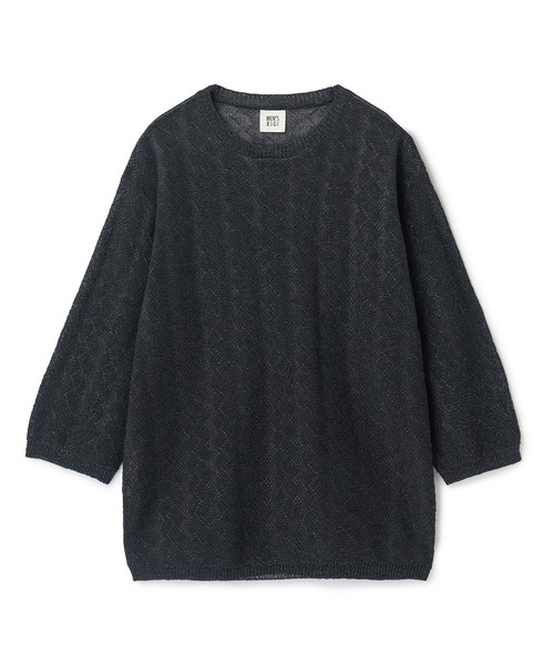 MEN'S BIGI（メンズビギ） セーター ニット 変形アーガイルシアー