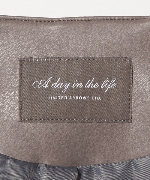 A DAY IN THE LIFE UNITED ARROWSダブルライダース セール】スエードライク ライダース ジャケット＜A DAY IN THE LIFE