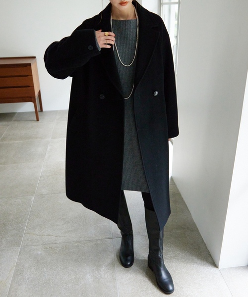 SLOBE IENA（スローブイエナ） チェスターコート 36 ブラック