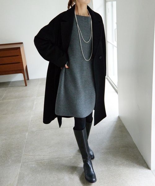 SLOBE IENA（スローブイエナ） チェスターコート 36 ブラック