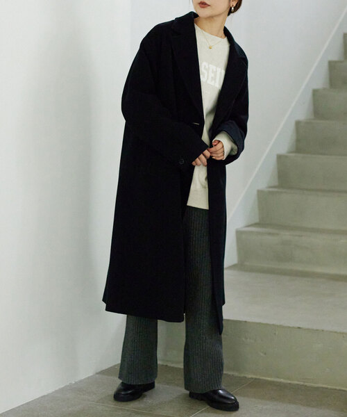SLOBE IENA（スローブイエナ） チェスターコート 36 ブラック
