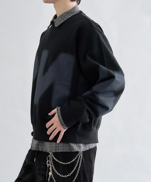 MASONPRINCE」 スウェットカットソー M オレンジ メンズ Masonprince 