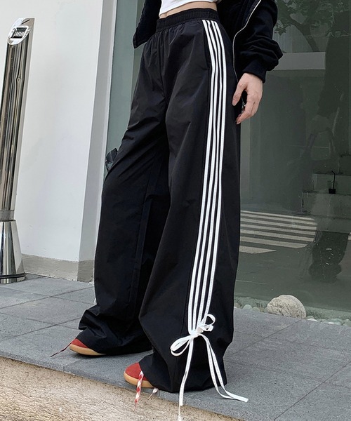 「HALEY PESCA」 イージーパンツ MEDIUM ブラック レディース_画像8