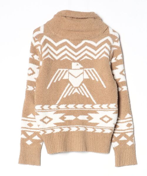 「BAREFOOT DREAMS」 ニットカーディガン S ベージュ レディース_画像2