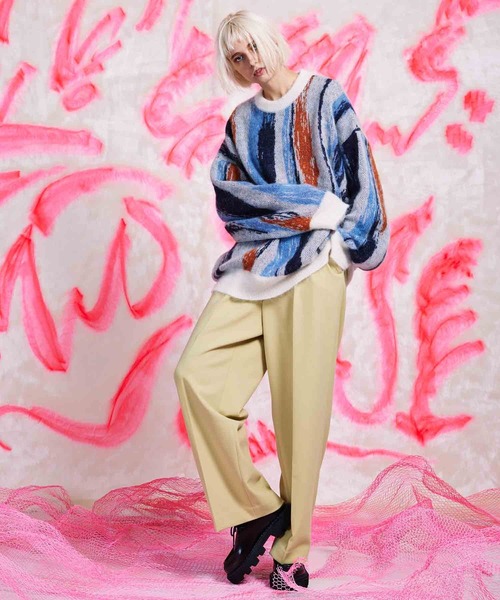 「MAISON SPECIAL」 長袖ニット 1 グレー メンズ_15