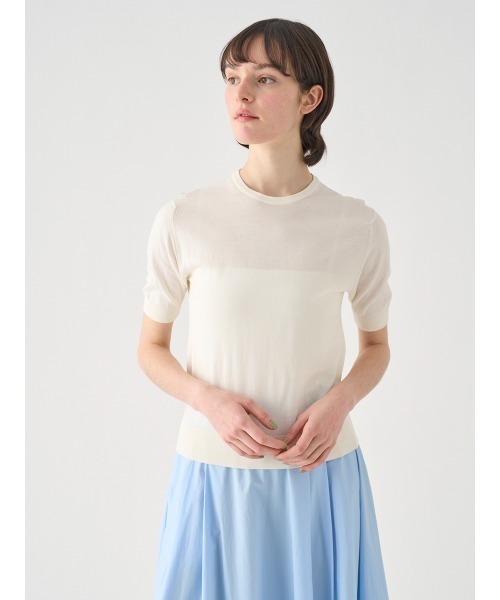 JOHN SMEDLEY（ジョンスメドレー） ニット セーター 半袖コットン