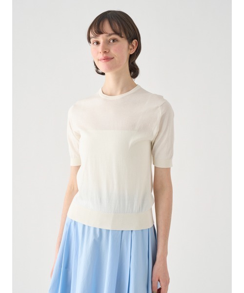 JOHN SMEDLEY（ジョンスメドレー） ニット セーター 半袖コットン
