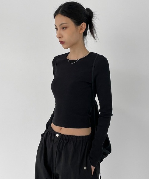 「BLACKUP」 長袖ニット SMALL オートミール レディース_画像9