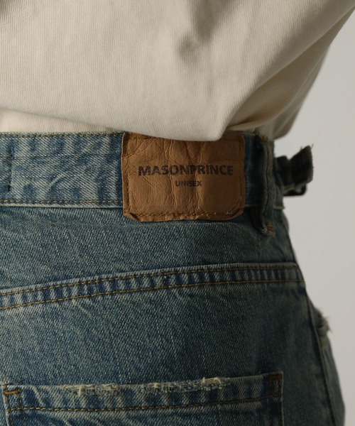 「MASONPRINCE」 デニムパンツ L ライトブルー メンズ_画像8