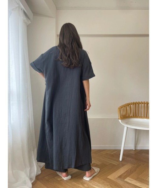 「TRUNC」 シャツワンピース FREE ベージュ レディース_画像5