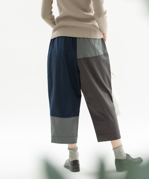 「nop de nod」 イージーパンツ 3 ネイビー レディース_画像7