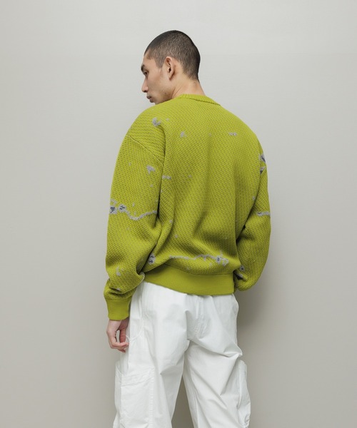 bal（バル） セーター ニット JACQUARD PATTERN CREWNECK SWEATER