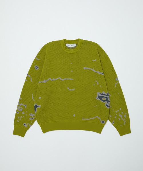 bal（バル） セーター ニット JACQUARD PATTERN CREWNECK SWEATER