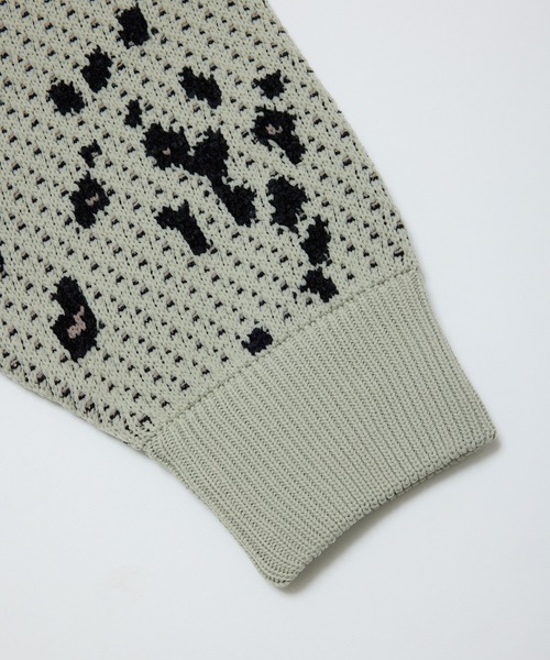 bal（バル） セーター ニット JACQUARD PATTERN CREWNECK SWEATER