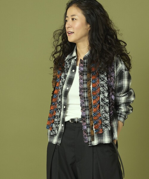 「Freada」 長袖シャツ ONE SIZE ブラック レディースの画像