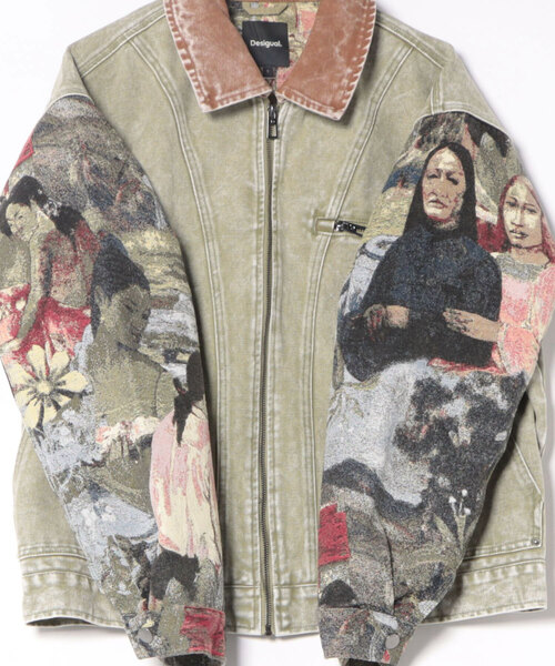 Desigual（デシグアル） デニムジャケット gジャン ジャカード