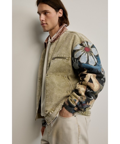 Desigual（デシグアル） デニムジャケット gジャン ジャカード